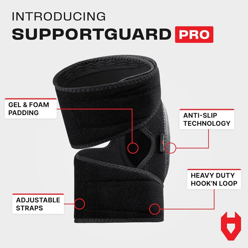 NoCry Gel Knee Pads for Men and Women with Soft Foam Cushion — Waterproof Anti-Slip Cap and Easy to Use, Adjustable Non-Slip Straps — Durable, Lightweight Design — Perfect for Gardening Work - Image 2